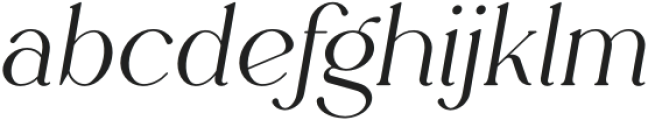 Rowan 4 Italic otf (400) Font LOWERCASE