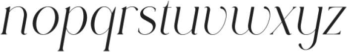 Rowan Narrow 2 Italic otf (400) Font LOWERCASE