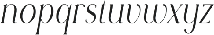 Rowan Narrower 3 Italic otf (400) Font LOWERCASE