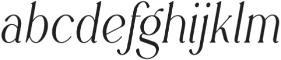 Rowan Narrower 4 Italic otf (400) Font LOWERCASE