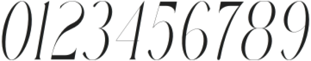 Rowan Narrowest 1 Italic otf (400) Font OTHER CHARS