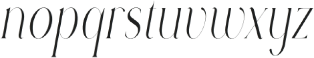 Rowan Narrowest 1 Italic otf (400) Font LOWERCASE