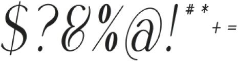 Rowan Narrowest 4 Italic otf (400) Font OTHER CHARS
