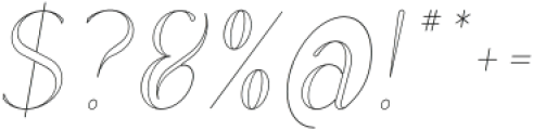 Rowan Outline 2 otf (400) Font OTHER CHARS