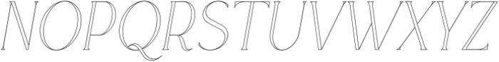 Rowan Outline 2 otf (400) Font UPPERCASE