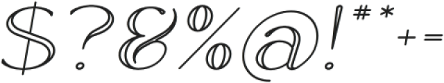 Rowan Outline 5 otf (400) Font OTHER CHARS