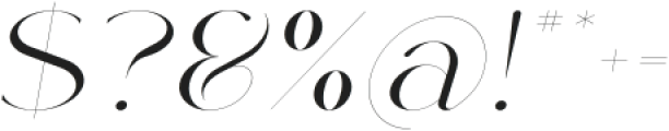 Rowan Wide 1 Italic otf (400) Font OTHER CHARS