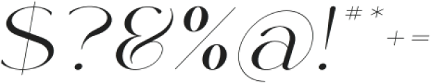 Rowan Wide 2 Italic otf (400) Font OTHER CHARS