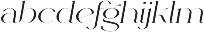 Rowan Wider 1 Italic otf (400) Font LOWERCASE