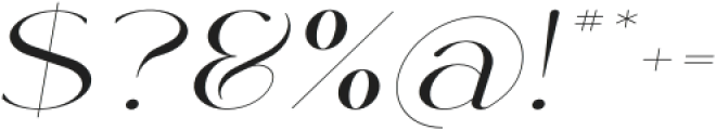 Rowan Wider 2 Italic otf (400) Font OTHER CHARS