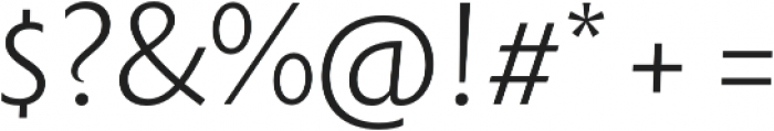 Rowton Sans FY Light Italic otf (300) Font OTHER CHARS
