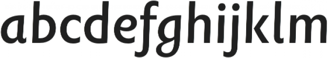 Rowton Sans FY Medium Italic otf (500) Font LOWERCASE