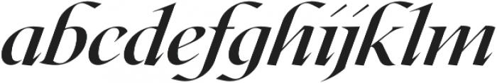 Roxborough CF Bold Italic otf (700) Font LOWERCASE