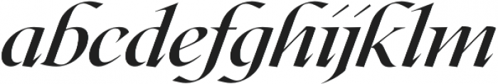 Roxborough CF Demi Bold Italic otf (600) Font LOWERCASE