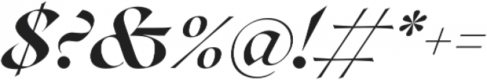 Roxborough CF Extra Bold Italic otf (700) Font OTHER CHARS