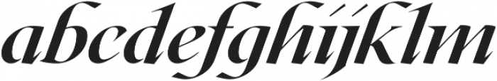 Roxborough CF Extra Bold Italic otf (700) Font LOWERCASE
