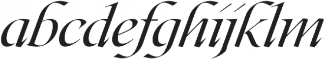 Roxborough CF Light Italic otf (300) Font LOWERCASE