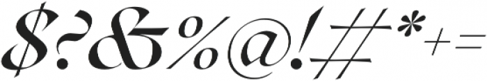 Roxborough CF Medium Italic otf (500) Font OTHER CHARS