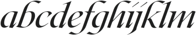 Roxborough CF Regular Italic otf (400) Font LOWERCASE