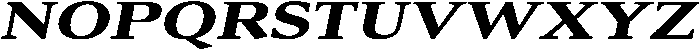 Roxetto Black Expanded Slanted otf (900) Font UPPERCASE
