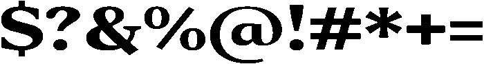 Roxetto Black Expanded otf (900) Font OTHER CHARS