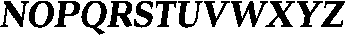 Roxetto Black Semi Condensed Slanted otf (900) Font UPPERCASE