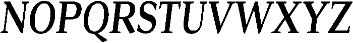 Roxetto Bold Condensed Slanted otf (700) Font UPPERCASE