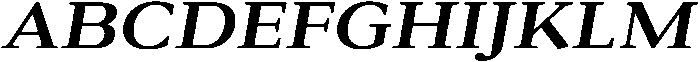 Roxetto Bold Semi Expanded Slanted otf (700) Font UPPERCASE