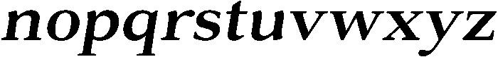 Roxetto Bold Slanted otf (700) Font LOWERCASE