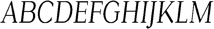 Roxetto Condensed Slanted otf (400) Font UPPERCASE