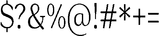 Roxetto Condensed otf (400) Font OTHER CHARS