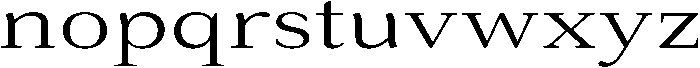 Roxetto Expanded otf (400) Font LOWERCASE