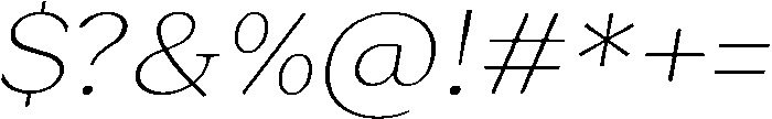 Roxetto ExtLt SemExp Slant otf (400) Font OTHER CHARS