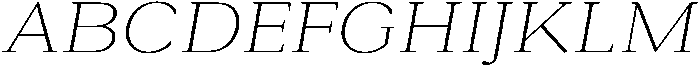 Roxetto ExtLt SemExp Slant otf (400) Font UPPERCASE
