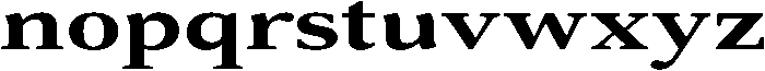 Roxetto Extra Bold Expanded otf (700) Font LOWERCASE