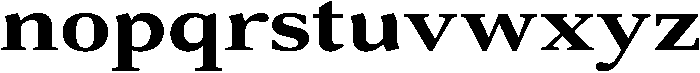 Roxetto Extra Bold Semi Expanded otf (700) Font LOWERCASE