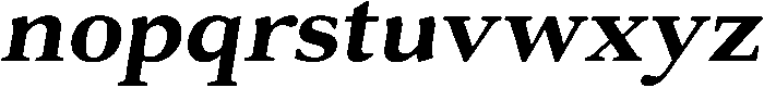 Roxetto Extra Bold Slanted otf (700) Font LOWERCASE