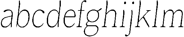 Roxetto Extra Light Condensed Slanted otf (200) FONT