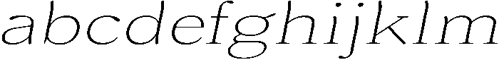 Roxetto Extra Light Expanded Slanted otf (200) FONT