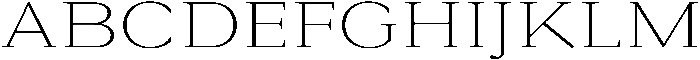Roxetto Extra Light Expanded otf (200) Font UPPERCASE