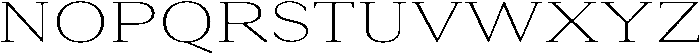 Roxetto Extra Light Expanded otf (200) Font UPPERCASE