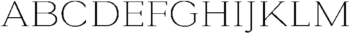 Roxetto Extra Light Semi Expanded otf (200) Font UPPERCASE