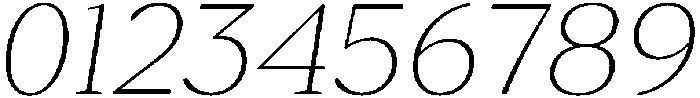 Roxetto Extra Light Slanted otf (200) Font OTHER CHARS