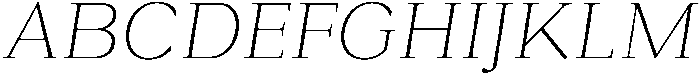 Roxetto Extra Light Slanted otf (200) Font UPPERCASE