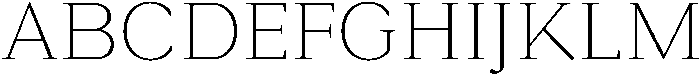 Roxetto Extra Light otf (200) Font UPPERCASE