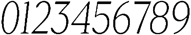 Roxetto Light Condensed Slanted otf (300) Font OTHER CHARS