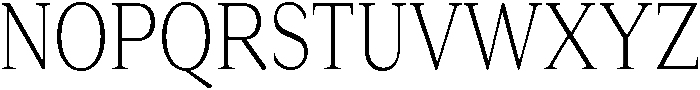 Roxetto Light Condensed otf (300) Font UPPERCASE