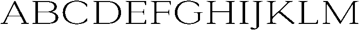 Roxetto Light Expanded otf (300) Font UPPERCASE