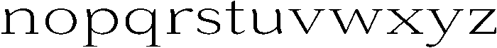 Roxetto Light Expanded otf (300) Font LOWERCASE