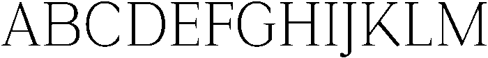 Roxetto Light Semi Condensed otf (300) Font UPPERCASE